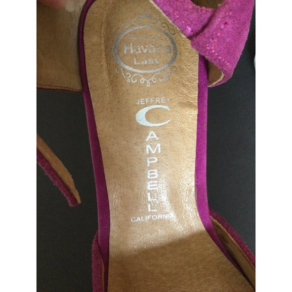 Jeffrey Campbell Foxy Wood Platform High Heel Shoes Adjustable Size 6 6M - Picture 12 of 14